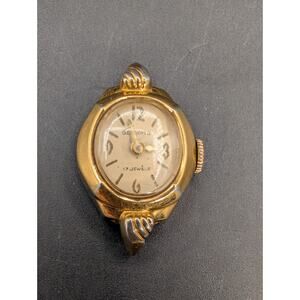 Vintage Gervais Ladies Cocktail Watch 17 Jewels Mechanical Hand-Wind Gold Tone